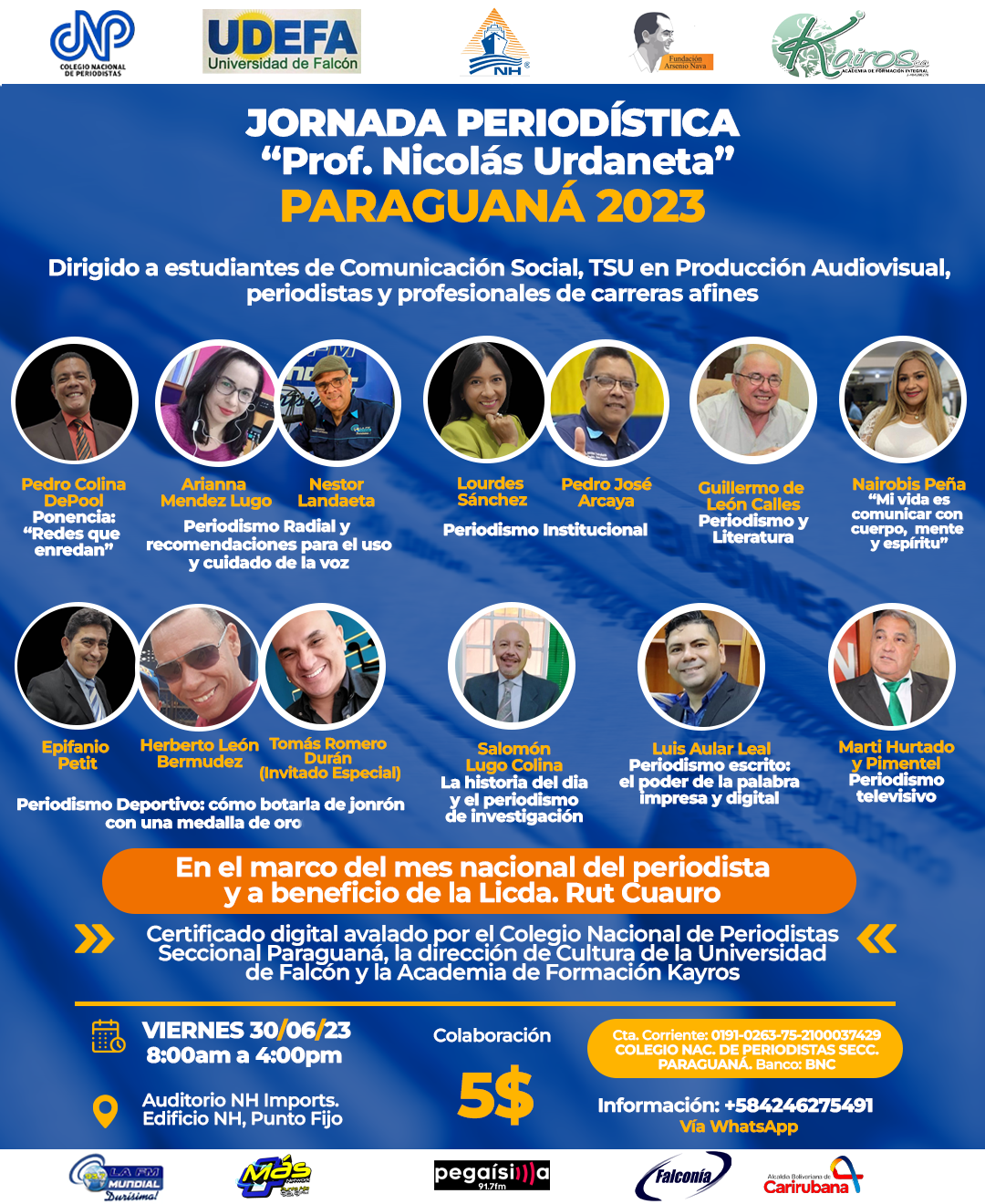 JORNADA PERIODÍSTICA PARAGUANÁ 2023